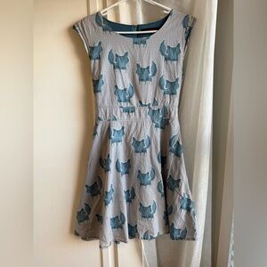 Blue Fox Dress